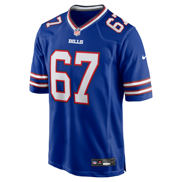 Buffalo Bills Kent Hull Nike Royal Game Retired Player Jersey