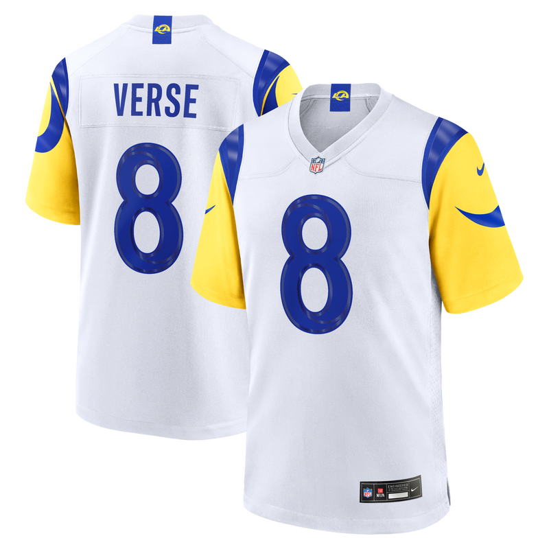 Los Angeles Rams Jared Verse Nike White White Game Player Jersey