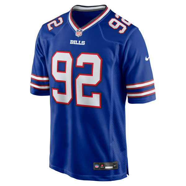 Buffalo Bills DaQuan Jones Nike Royal Game Player Jersey