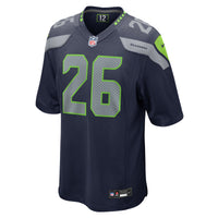 Seattle Seahawks Zach Charbonnet Nike College Navy Game Jersey