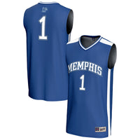 #1 Memphis Tigers GameDay Greats Lightweight Collegiate Basketball Fashion Jersey - Royal