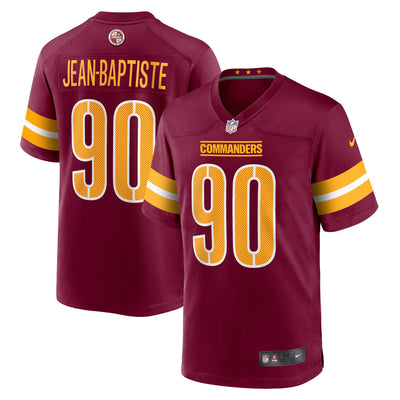 Washington Commanders Javontae Jean-Baptiste Nike Burgundy Game Jersey