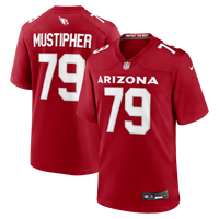 Arizona Cardinals PJ Mustipher Nike Cardinal Team Game Jersey