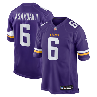 Minnesota Vikings Brian Asamoah II Nike Purple Game Jersey