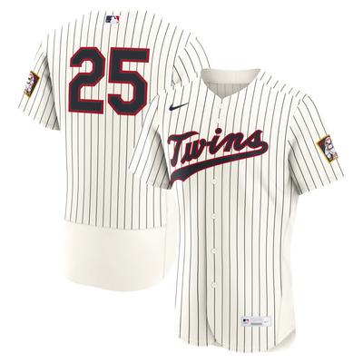 Minnesota Twins Byron Buxton Nike Cream 2026 Field of Dreams Authentic Jersey