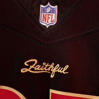 San Francisco 49ers Brock Purdy Nike Black 2025 Rivalries Collection Stitched Limited Jersey