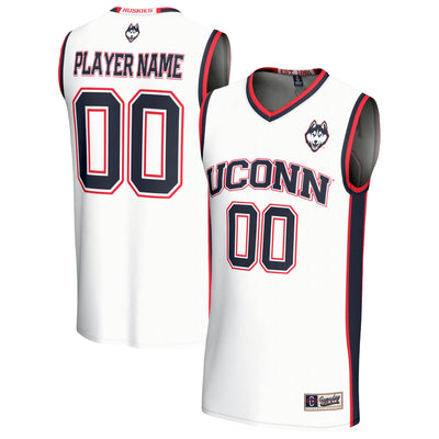 UConn Huskies GameDay Greats Lightweight Collegiate Basketball NIL Pick-A-Player Fashion Jersey - White