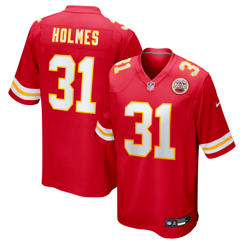 Kansas City Chiefs Priest Holmes Nike Red Game Retired Player Jersey