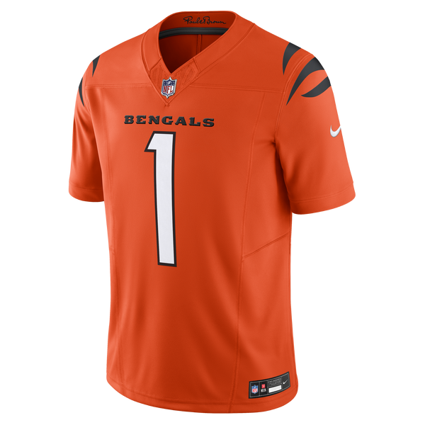 Cincinnati Bengals Ja'Marr Chase Nike Orange Vapor F.U.S.E. Limited Jersey