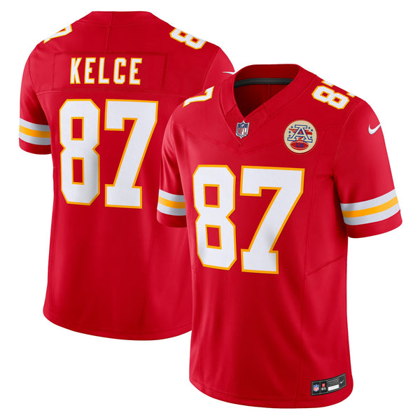 Kansas City Chiefs Travis Kelce Nike Red Vapor F.U.S.E. Limited Jersey