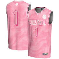 #1 Cornell Big Red GameDay Greats Lightweight Basketball Fashion Jersey - Pink