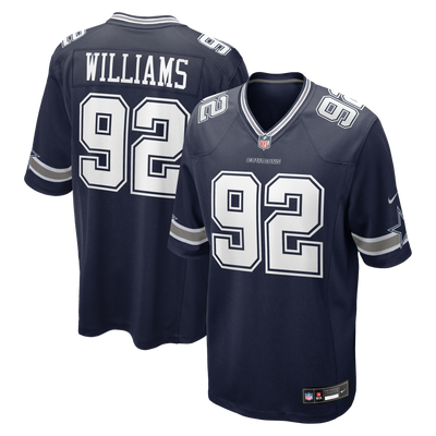 Dallas Cowboys Quinnen Williams Nike Navy Team Game Jersey