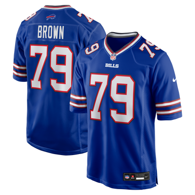 Buffalo Bills Ruben Brown Nike Royal Game Retired Player Jersey