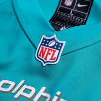 Miami Dolphins Number 1 Dad Nike Aqua Game Jersey
