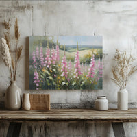 Wildflower Meadow Printable Wall Art | Digital Download | Horizontal Printable Home Decor