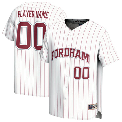 Fordham Rams GameDay Greats Lightweight Collegiate Baseball NIL Pick-A-Player Fashion Jersey - White