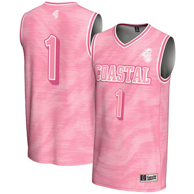 #1 Coastal Carolina Chanticleers GameDay Greats Lightweight Basketball Fashion Jersey - Pink