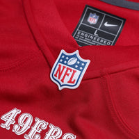 San Francisco 49ers Drew Moss Nike Scarlet Team Game Jersey