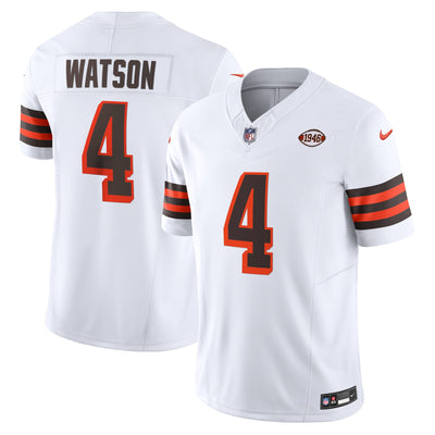 Cleveland Browns Deshaun Watson Nike White Vapor F.U.S.E. Limited Jersey
