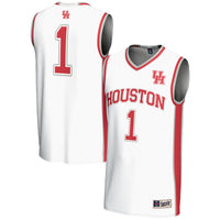 #1 Houston Cougars GameDay Greats Lightweight Basketball Jersey - White