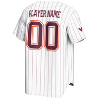 Virginia Tech Hokies GameDay Greats NIL Pick-A-Player Lightweight Baseball Jersey - White