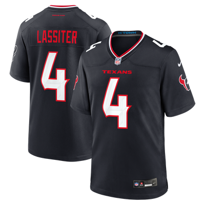 Houston Texans Kamari Lassiter Nike Navy Team Game Jersey