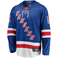 New York Rangers Chad Ruhwedel Fanatics Blue Home Premier Breakaway Player Jersey