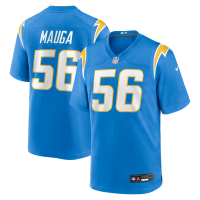 Los Angeles Chargers Kanai Mauga Nike Powder Blue Team Game Jersey