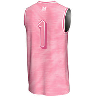 #1 Miami University RedHawks GameDay Greats Lightweight Basketball Fashion Jersey - Pink