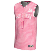 #1 James Madison Dukes GameDay Greats Lightweight Basketball Fashion Jersey - Pink