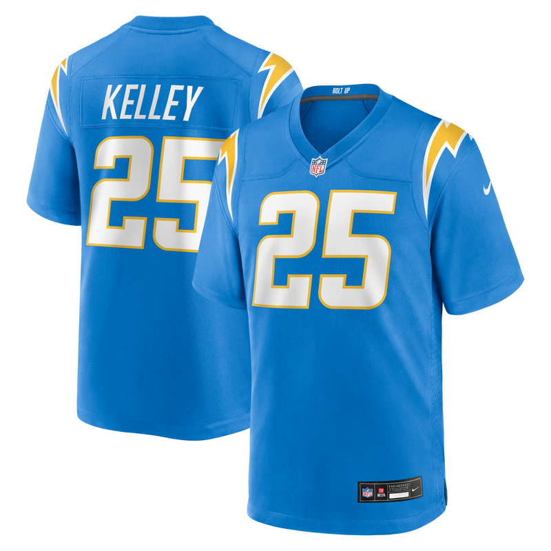 Los Angeles Chargers Joshua Kelley Nike Powder Blue Game Jersey