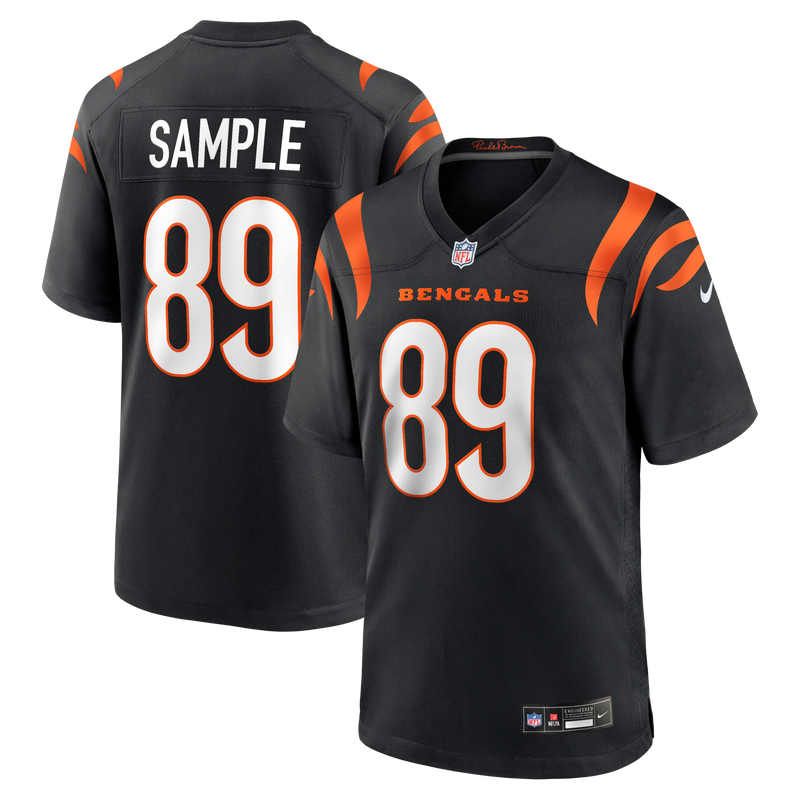 Cincinnati Bengals Drew Sample Nike Black Game Jersey