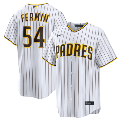 San Diego Padres Freddy Fermin Nike White Home Replica Jersey