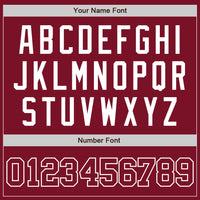Custom Crimson Crimson-White Authentic Baseball Jersey