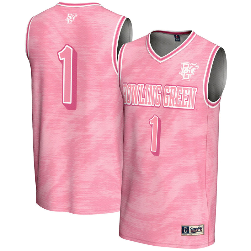 #1 Bowling Green St. Falcons GameDay Greats Lightweight Basketball Fashion Jersey - Pink