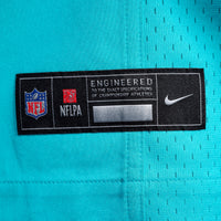 Miami Dolphins Aaron Brewer Nike Aqua Game Jersey