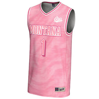 #1 Montana Grizzlies GameDay Greats Lightweight Basketball Fashion Jersey - Pink