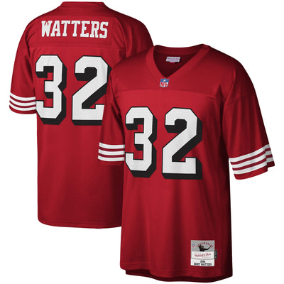 San Francisco 49ers Ricky Watters Mitchell & Ness Scarlet Legacy Replica Jersey