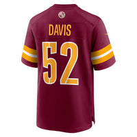 Washington Commanders Jamin Davis Nike Burgundy Player Game Jersey