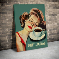 Vintage Coffee Art Printable Wall Art | Digital Download | Vertical Printable Home Decor