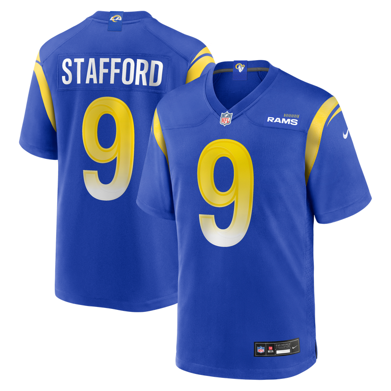 Los Angeles Rams Matthew Stafford Nike Royal Player Game Jersey