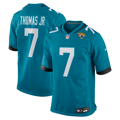 Jacksonville Jaguars Brian Thomas Jr Nike Teal Player Game Jersey