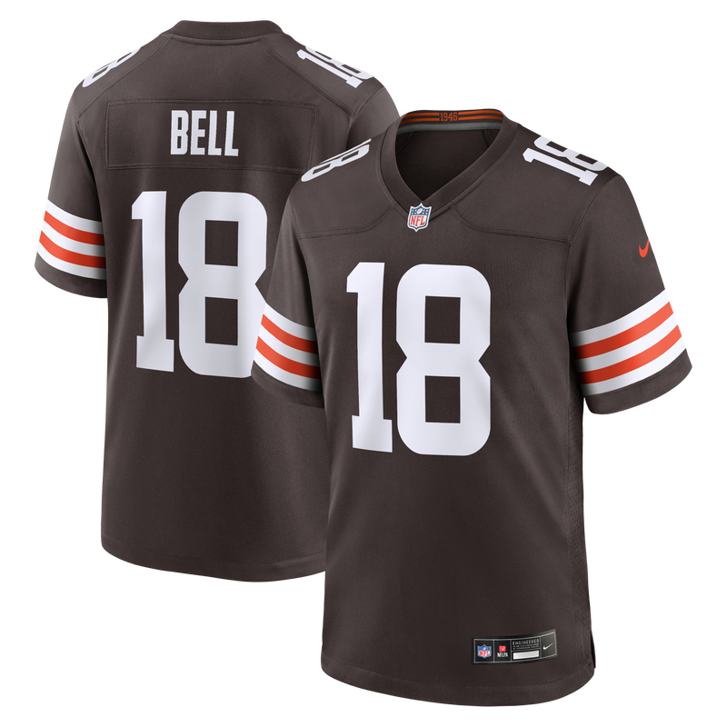 Cleveland Browns David Bell Nike Brown Game Jersey
