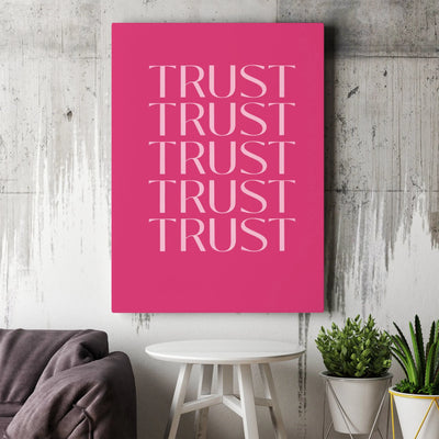 Trust Affirmation Printable Wall Art | Digital Download | Vertical Printable Home Decor