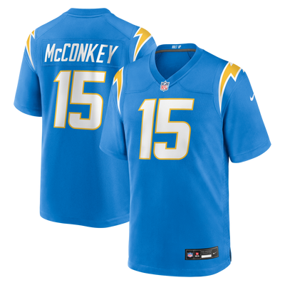 Los Angeles Chargers Ladd McConkey Nike Powder Blue Player Game Jersey