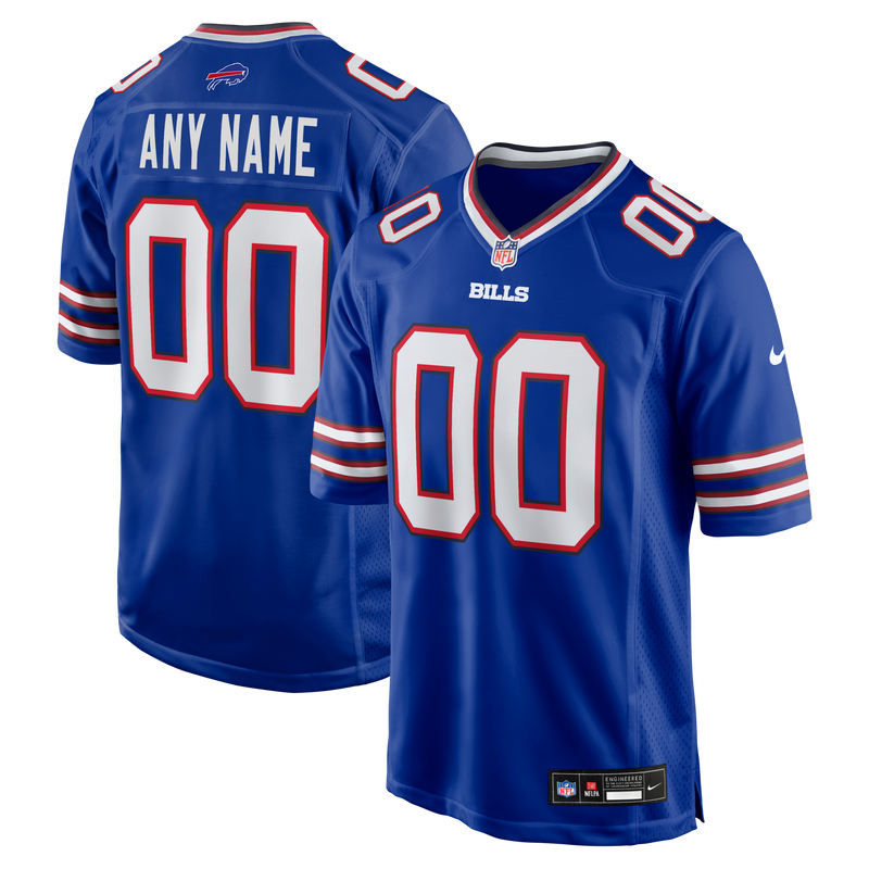 Buffalo Bills Nike Royal Custom Game Jersey