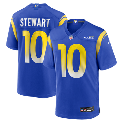 Los Angeles Rams Josaiah Stewart Nike Royal Team Game Jersey