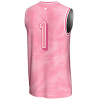 #1 Texas Longhorns GameDay Greats Lightweight Basketball Fashion Jersey - Pink