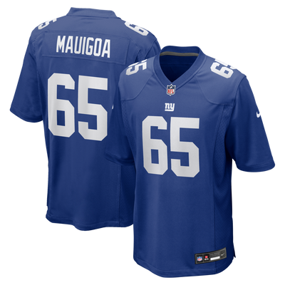 New York Giants Francis Mauigoa Nike Royal 2026 NFL Draft First Round Pick No. 10 Team Game Jersey