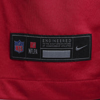 San Francisco 49ers Mac Jones Nike Scarlet Team Game Jersey
